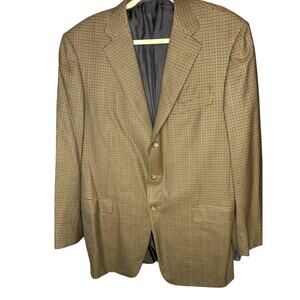 Ermenegildo Zegna Men's 3 Button Wool Sport Coat Size 56 L